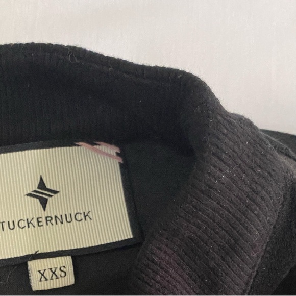 TUCKERNUCK Black Velour Kimono Sleeve Stand Collar Blouse Top XXS - Picture 3 of 8